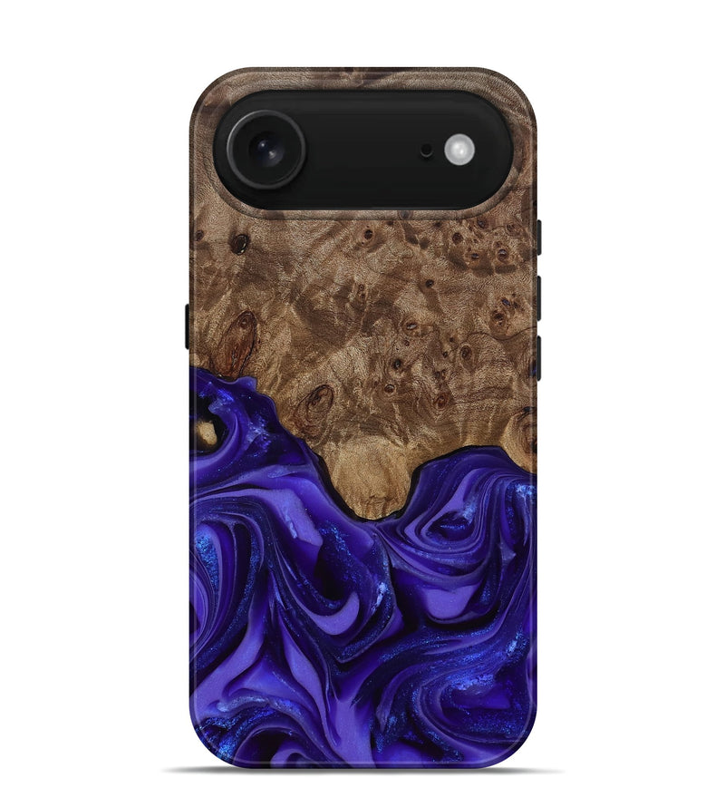 iPhone 17 Air Wood Live Edge Phone Case - Lucas (Purple, 811860)
