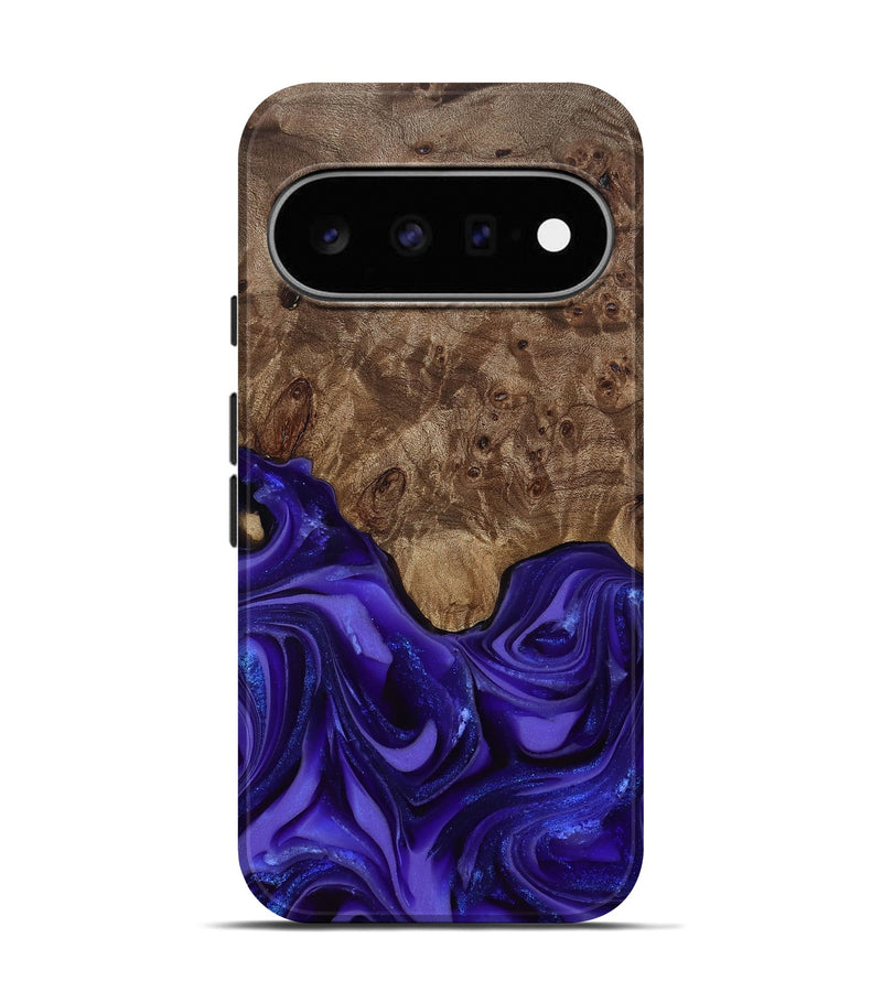 Pixel 11 Pro Wood Live Edge Phone Case - Lucas (Purple, 811860)