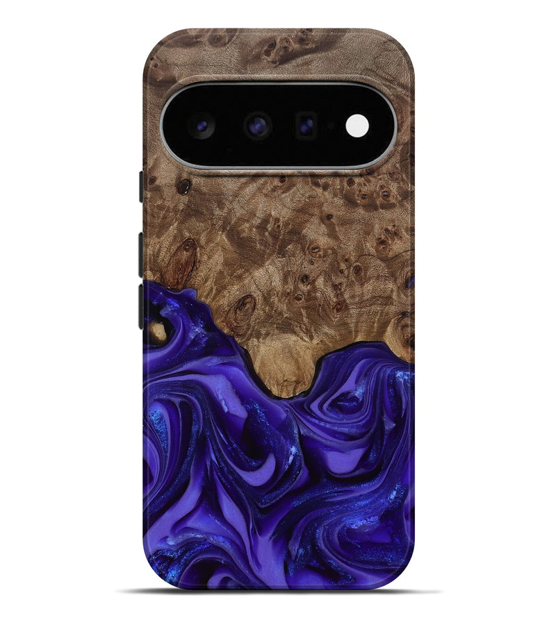 Pixel 11 Pro XL Wood Live Edge Phone Case - Lucas (Purple, 811860)