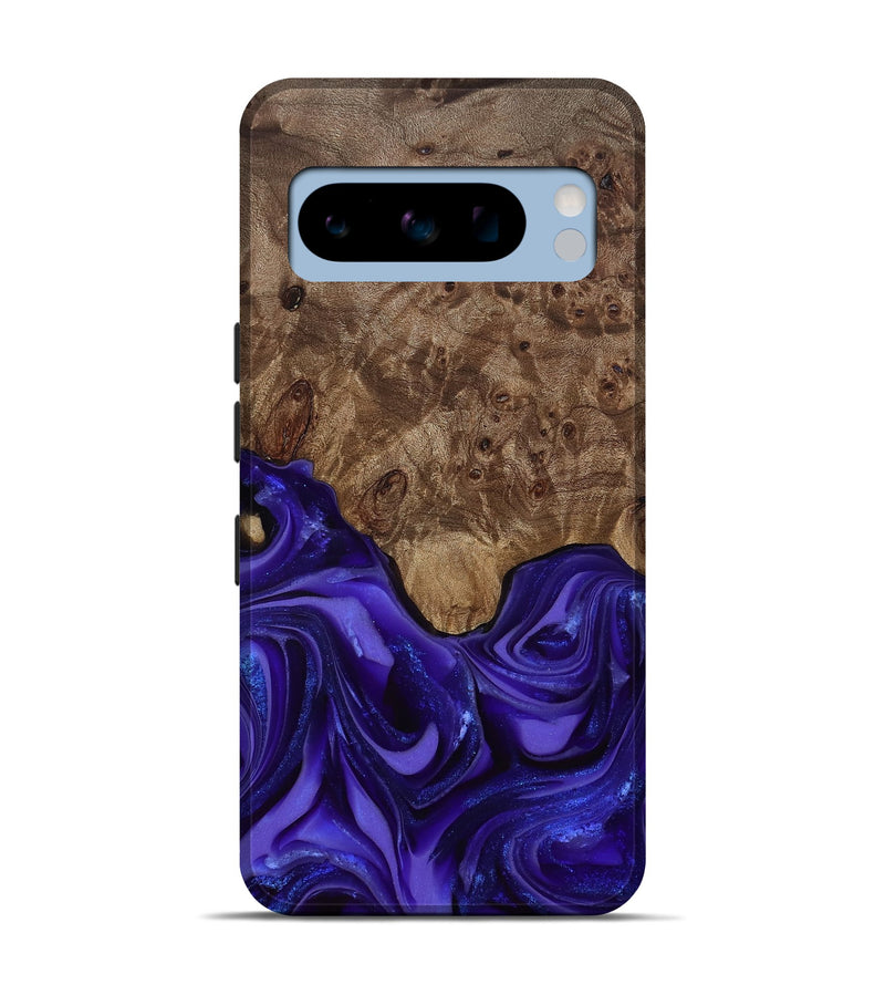 Pixel 8 Pro Wood Live Edge Phone Case - Lucas (Purple, 811860)