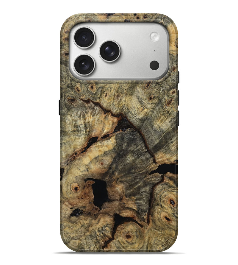 iPhone 17 Pro Max Wood Live Edge Phone Case - Aron (Wood Burl, 811866)
