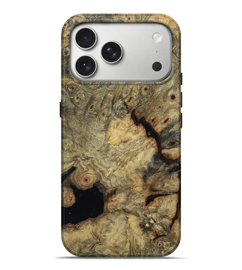 iPhone 17 Pro Max Wood Live Edge Phone Case - Brycen (Wood Burl, 811867)