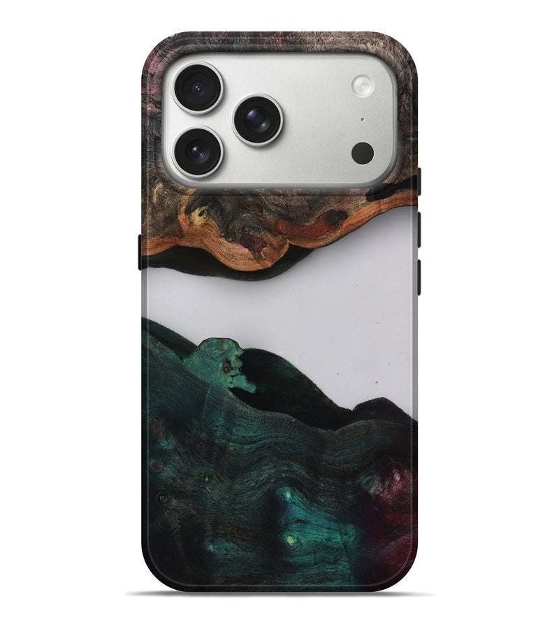 iPhone 17 Pro Max Wood Live Edge Phone Case - Jessi (Clear, 811874)