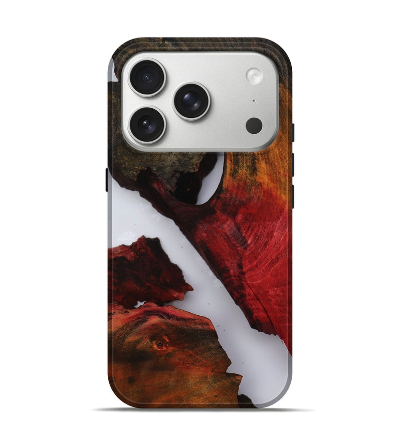iPhone 17 Pro Wood Live Edge Phone Case - Rosario (Clear, 811875)
