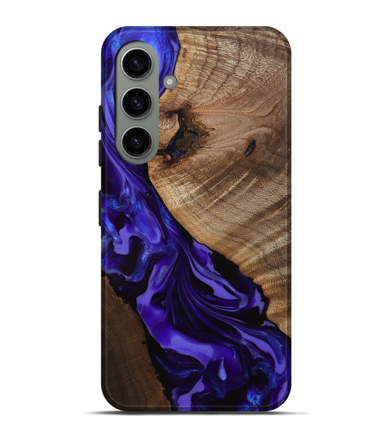 Galaxy S24 Plus Wood Live Edge Phone Case - Belva (Purple, 811876)