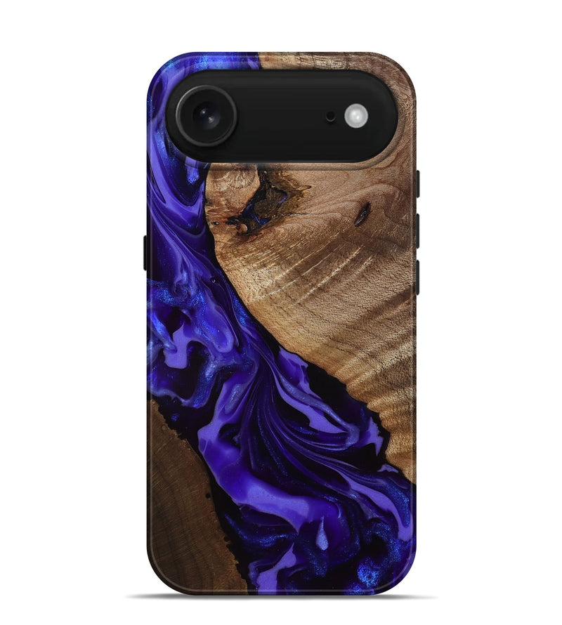 iPhone 17 Air Wood Live Edge Phone Case - Belva (Purple, 811876)