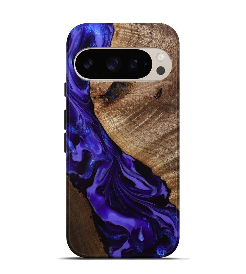 Pixel 10 Pro Wood Live Edge Phone Case - Belva (Purple, 811876)