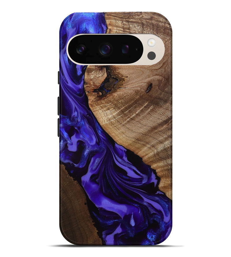 Pixel 10 Pro XL Wood Live Edge Phone Case - Belva (Purple, 811876)