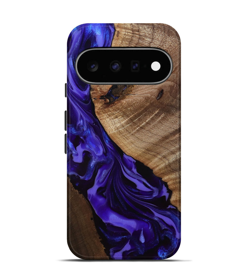 Pixel 11 Wood Live Edge Phone Case - Belva (Purple, 811876)