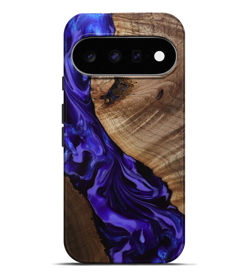Pixel 11 Pro XL Wood Live Edge Phone Case - Belva (Purple, 811876)