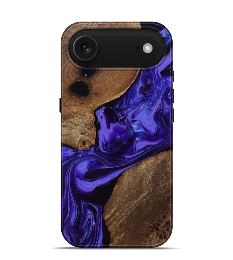 iPhone 17 Air Wood Live Edge Phone Case - Amalia (Purple, 811885)