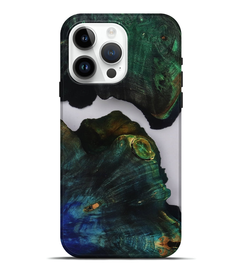 iPhone 15 Pro Max Wood Live Edge Phone Case - Aiyana (Clear, 811886)