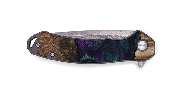 EDC Wood Pocket Knife - Burt (Green, 811987)