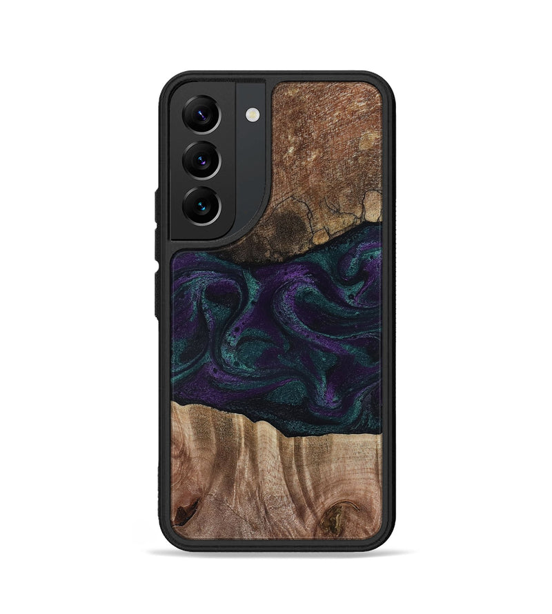 Galaxy S22 Wood Phone Case - Burt (Green, 811987)