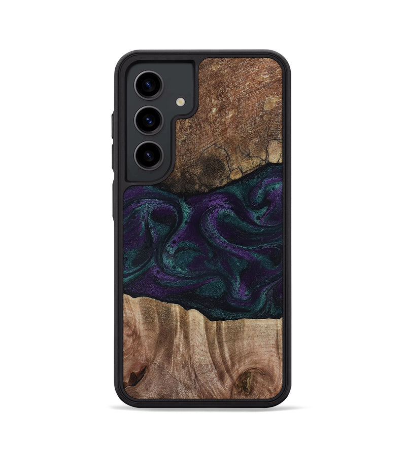Galaxy S24 Wood Phone Case - Burt (Green, 811987)