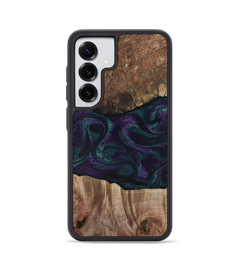 Galaxy S25 Wood Phone Case - Burt (Green, 811987)