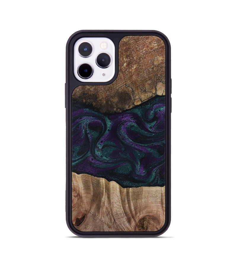 iPhone 11 Pro Wood Phone Case - Burt (Green, 811987)