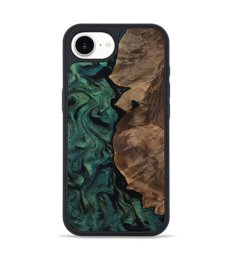 iPhone 17e Wood Phone Case - Jada (Green, 811994)