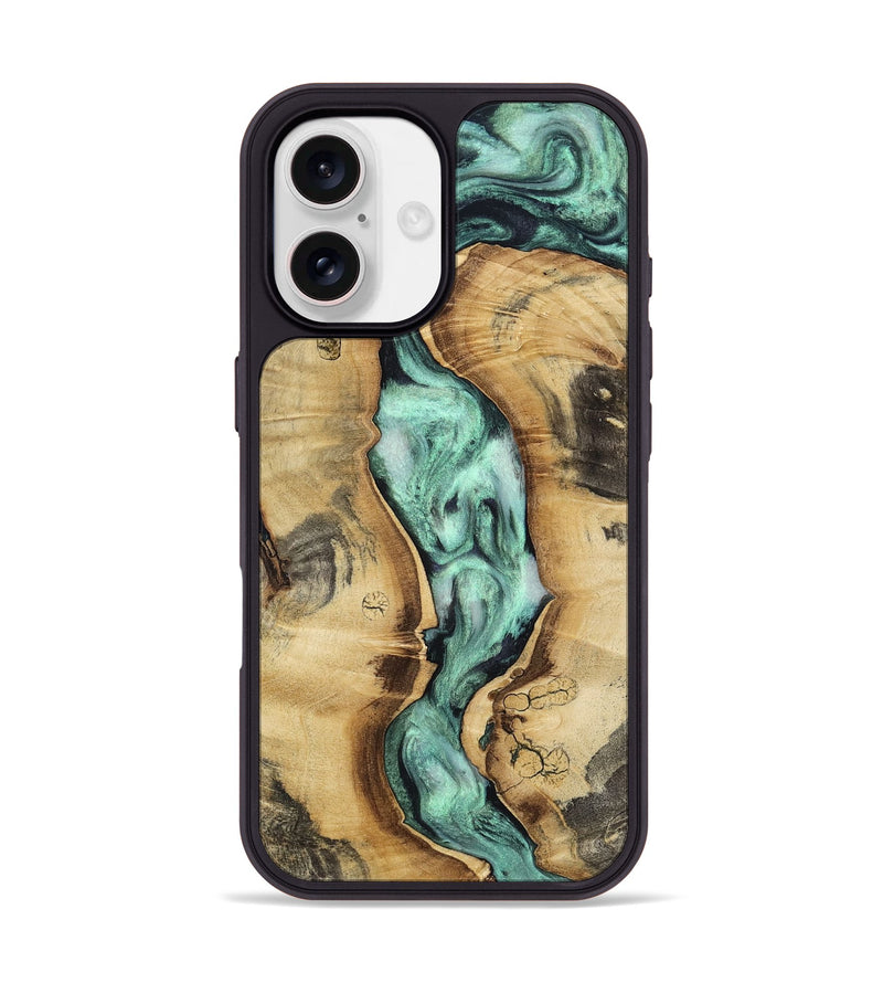 iPhone 17 Wood Phone Case - Jovie (Green, 811998)