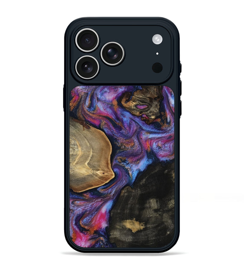iPhone 17 Pro Max Wood Phone Case - Jazmyn (Blue, 812008)