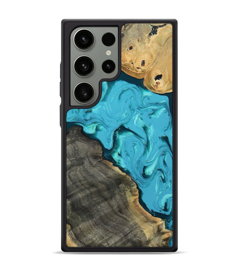 Galaxy S24 Ultra Wood Phone Case - Corbin (Blue, 812012)
