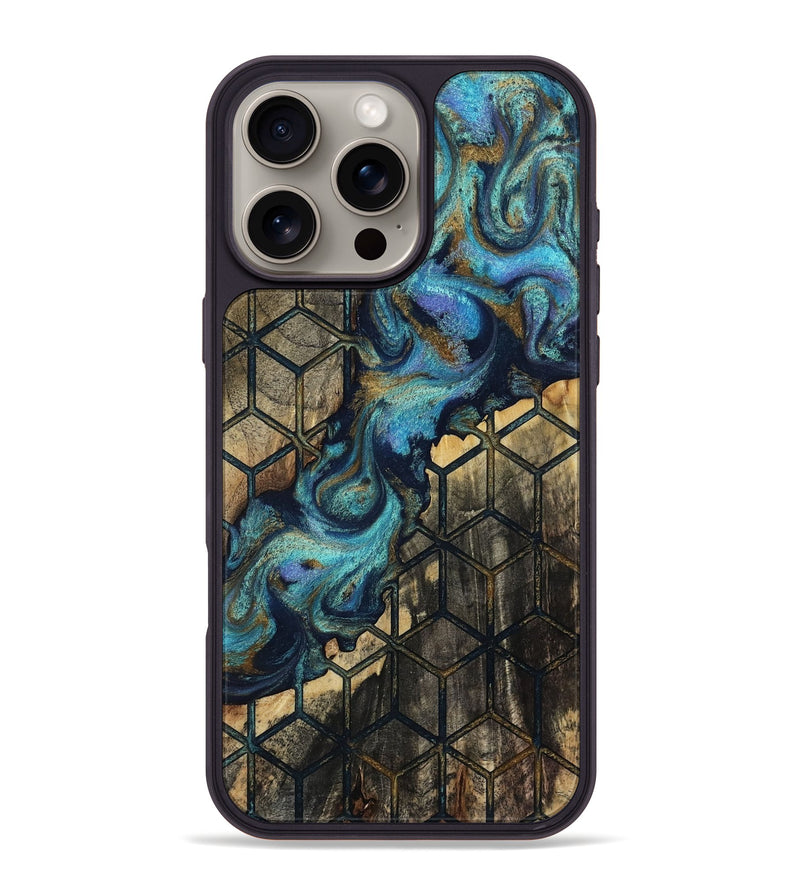 iPhone 16 Pro Max Wood Phone Case - Ina (Pattern, 812023)