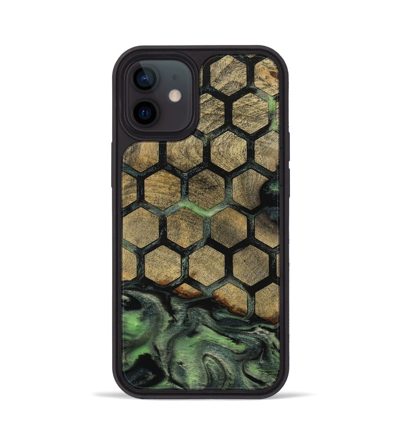 iPhone 12 Wood Phone Case - Amiri (Pattern, 812030)