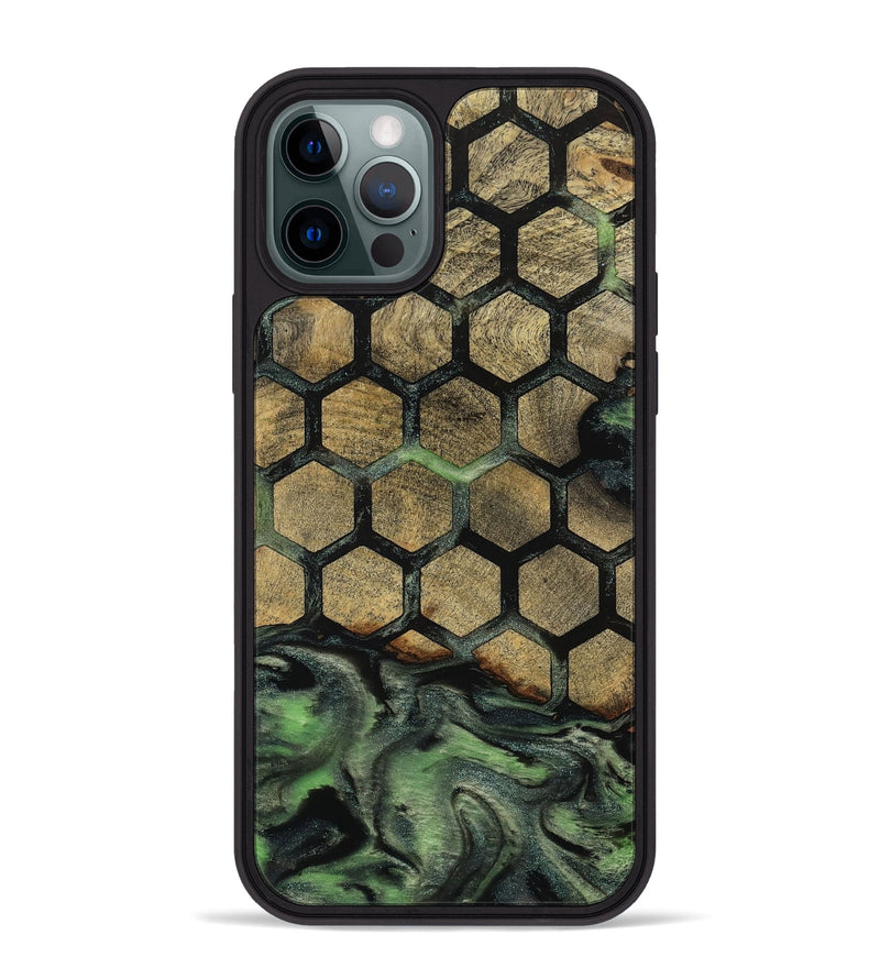 iPhone 12 Pro Max Wood Phone Case - Amiri (Pattern, 812030)