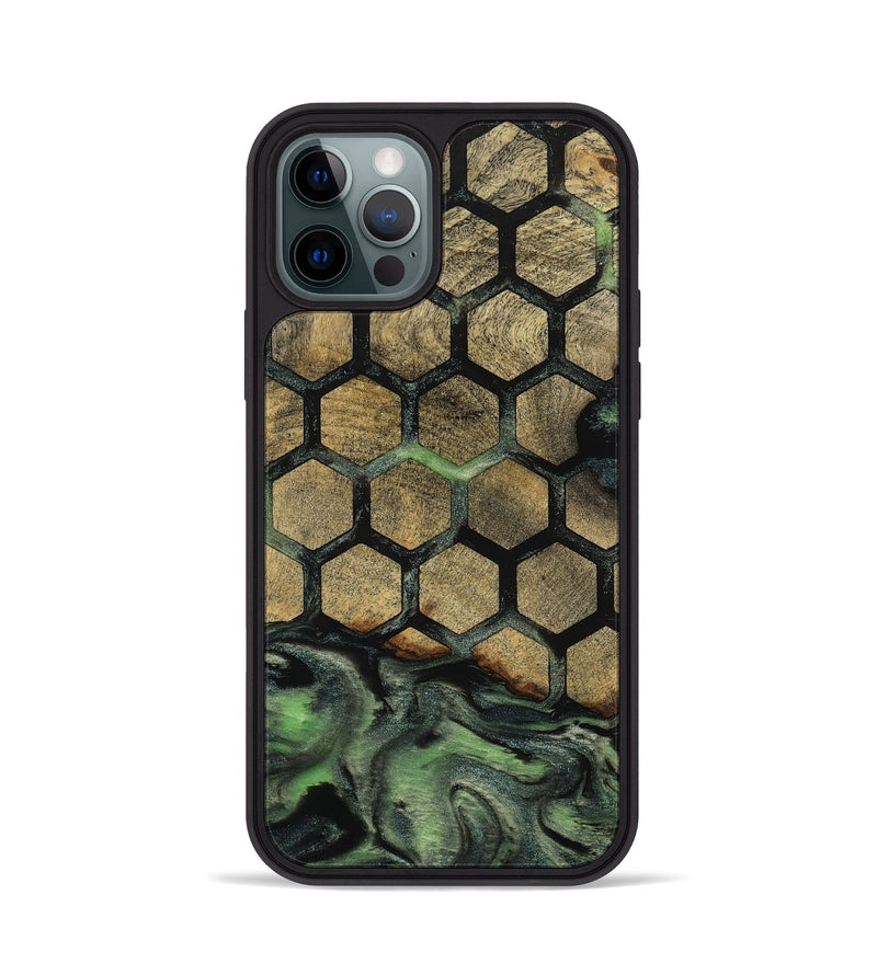 iPhone 12 Pro Wood Phone Case - Amiri (Pattern, 812030)