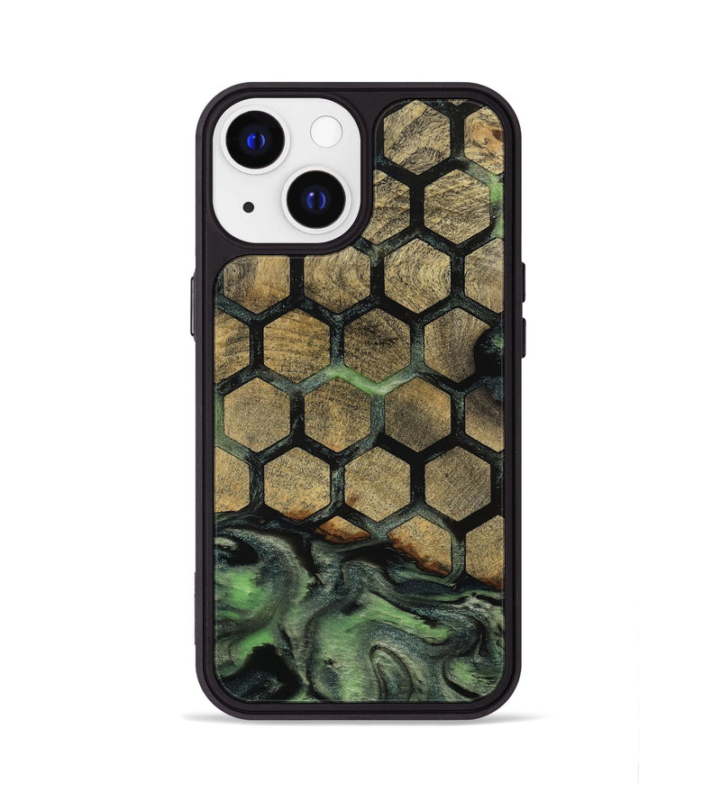 iPhone 13 Wood Phone Case - Amiri (Pattern, 812030)