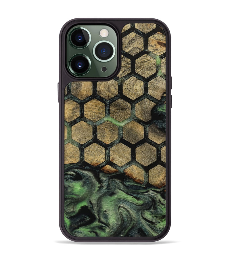 iPhone 13 Pro Max Wood Phone Case - Amiri (Pattern, 812030)