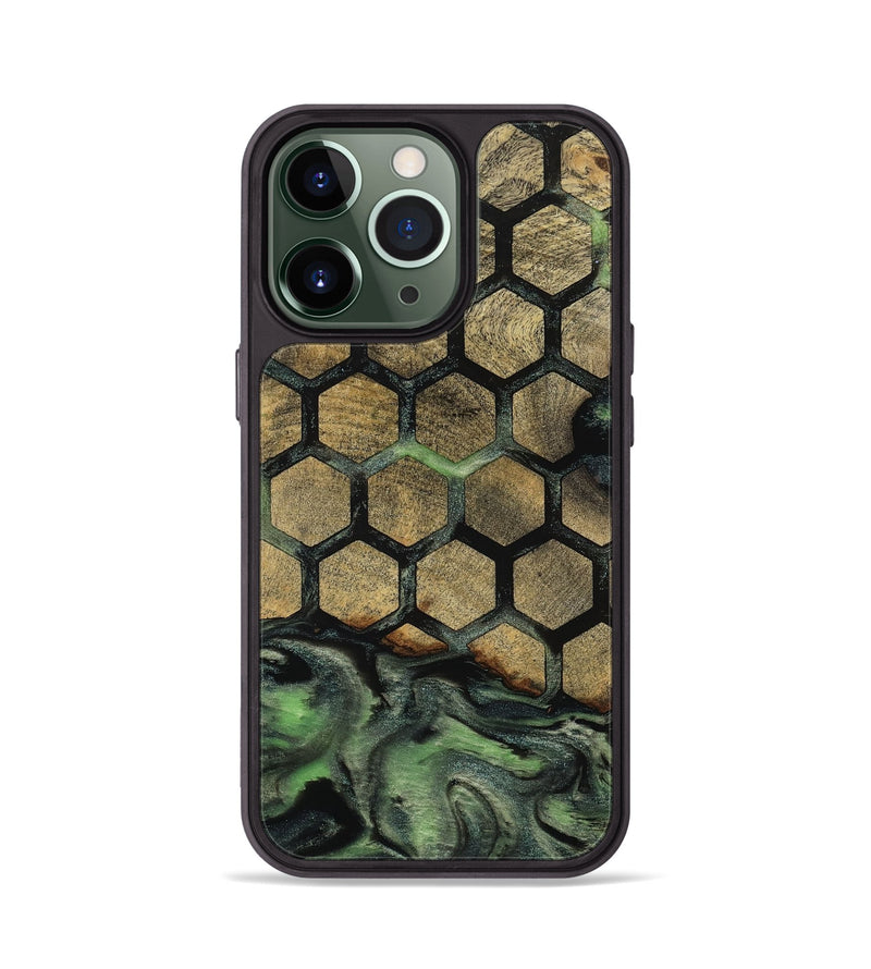 iPhone 13 Pro Wood Phone Case - Amiri (Pattern, 812030)