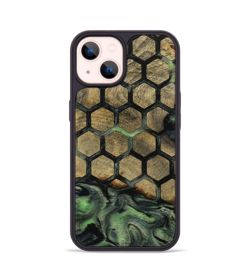 iPhone 14 Wood Phone Case - Amiri (Pattern, 812030)