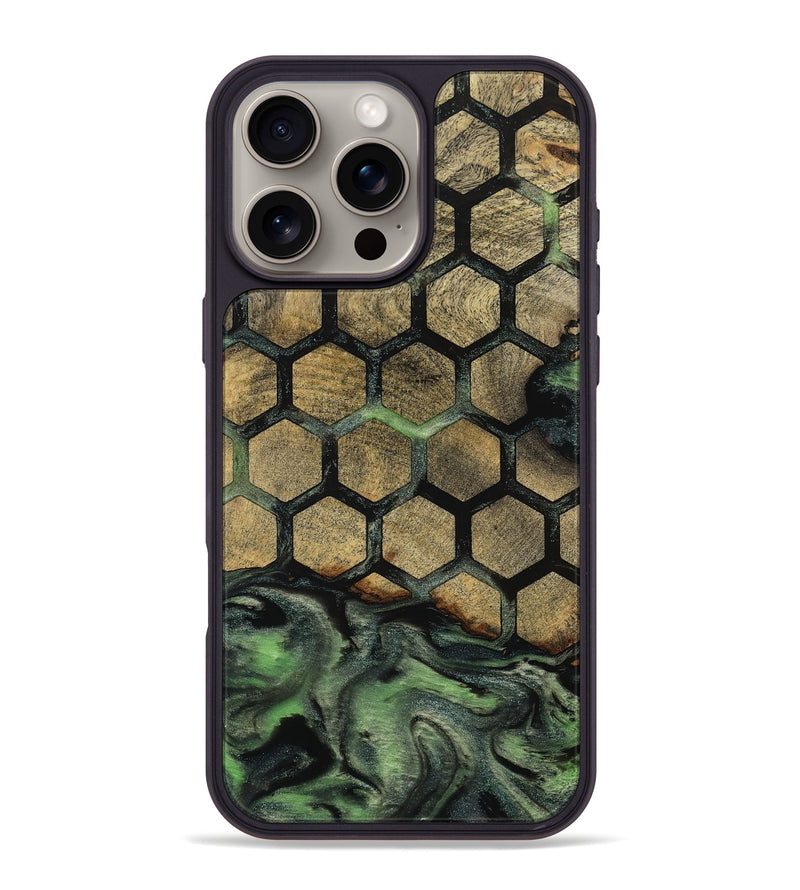 iPhone 16 Pro Max Wood Phone Case - Amiri (Pattern, 812030)