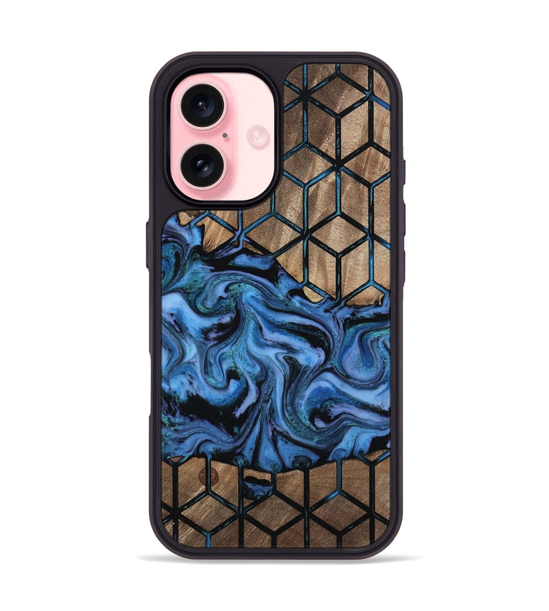iPhone 16 Wood Phone Case - Arlet (Pattern, 812052)