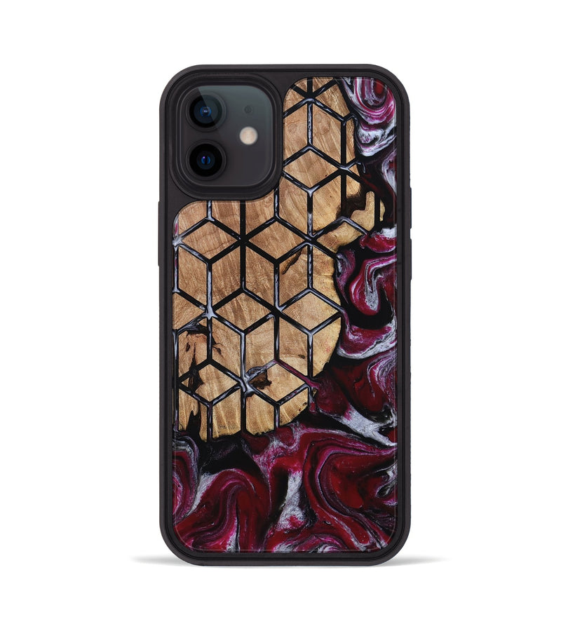 iPhone 12 Wood Phone Case - Kareem (Pattern, 812055)