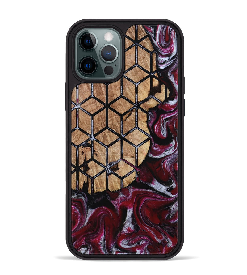 iPhone 12 Pro Max Wood Phone Case - Kareem (Pattern, 812055)