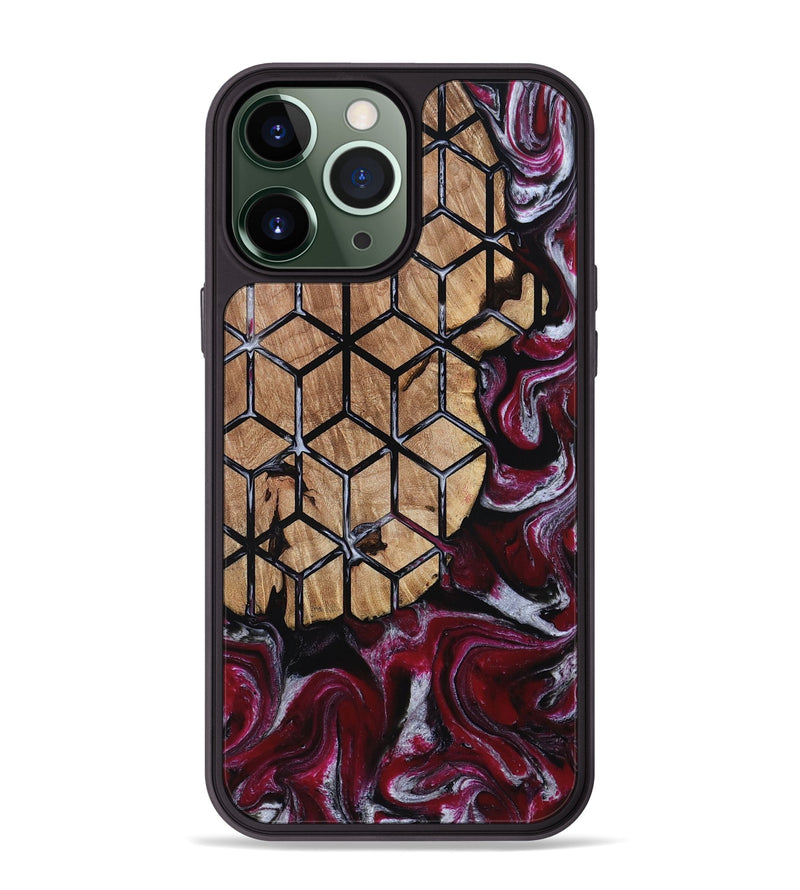 iPhone 13 Pro Max Wood Phone Case - Kareem (Pattern, 812055)