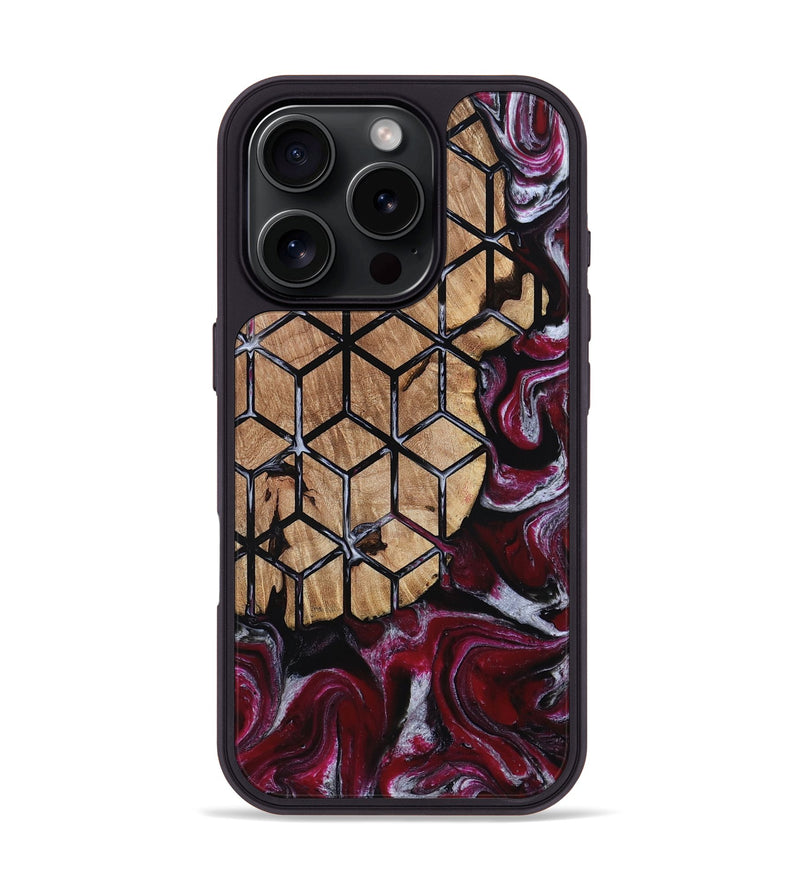 iPhone 16 Pro Wood Phone Case - Kareem (Pattern, 812055)