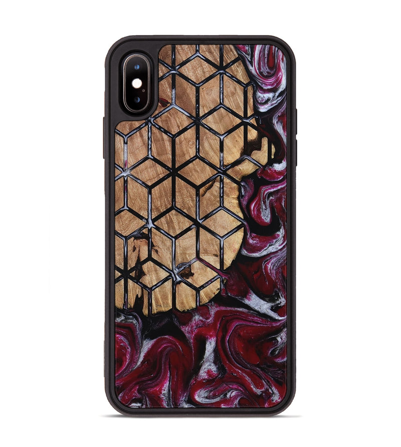 iPhone Xs Max Wood Phone Case - Kareem (Pattern, 812055)