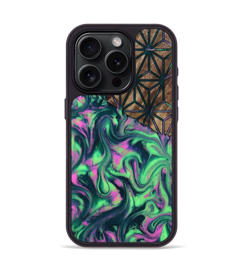 iPhone 15 Pro Wood Phone Case - Stevie (Pattern, 812060)