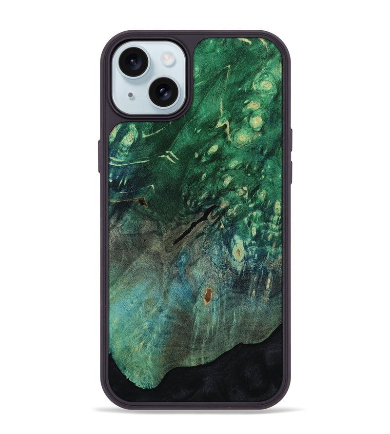iPhone 15 Plus Wood Phone Case - Leanna (Wood Burl, 812089)