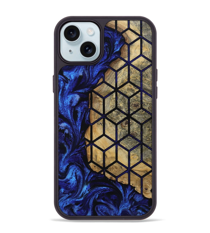iPhone 15 Plus Wood Phone Case - Madyson (Pattern, 812140)