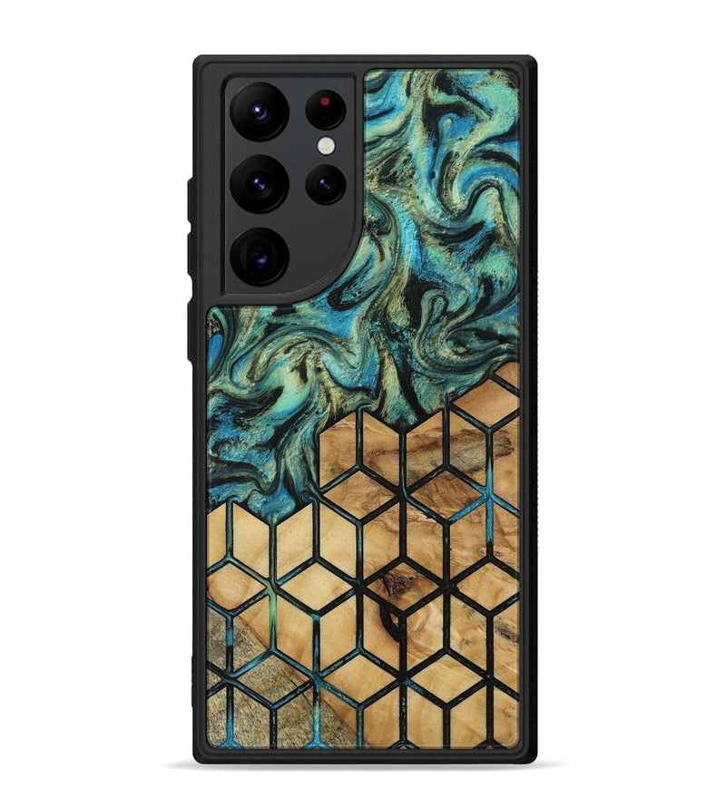 Galaxy S22 Ultra Wood Phone Case - Symone (Pattern, 812143)