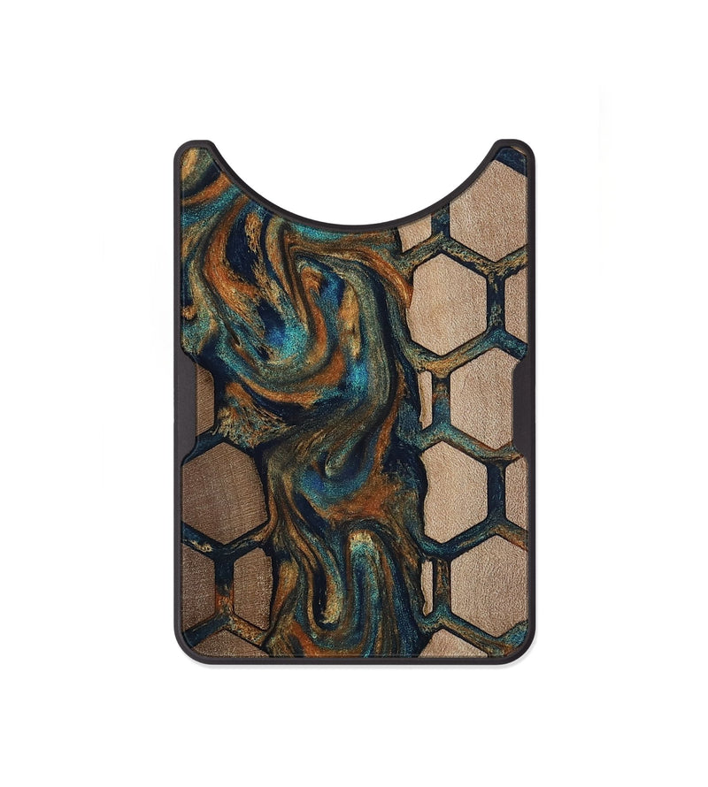 Alloy Wood Wallet - Malik (Pattern, 812144)