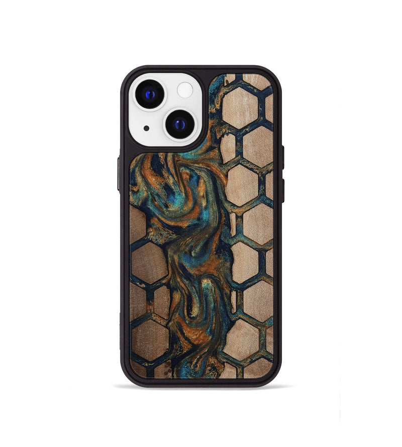 iPhone 13 mini Wood Phone Case - Malik (Pattern, 812144)