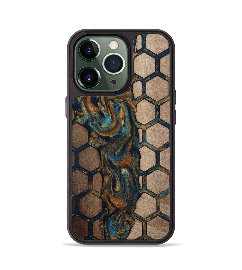 iPhone 13 Pro Wood Phone Case - Malik (Pattern, 812144)