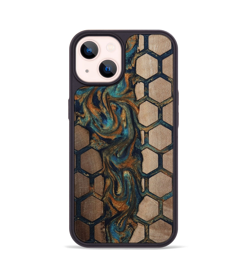 iPhone 14 Wood Phone Case - Malik (Pattern, 812144)
