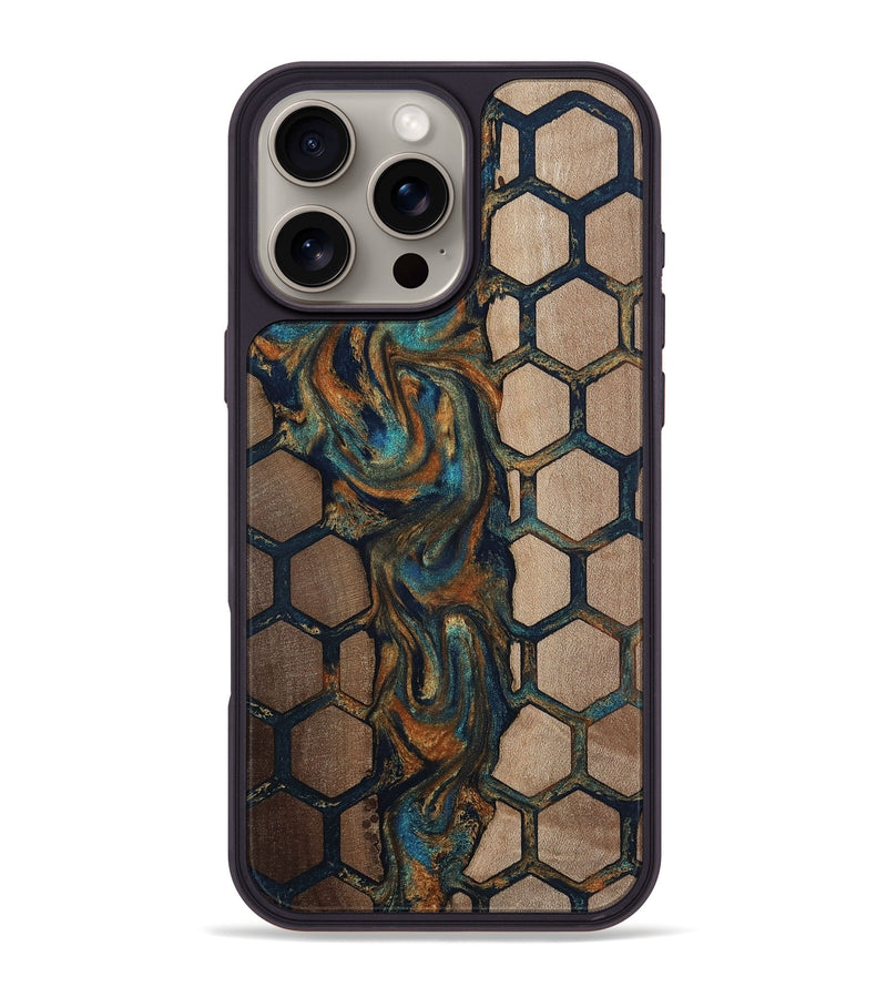 iPhone 16 Pro Max Wood Phone Case - Malik (Pattern, 812144)