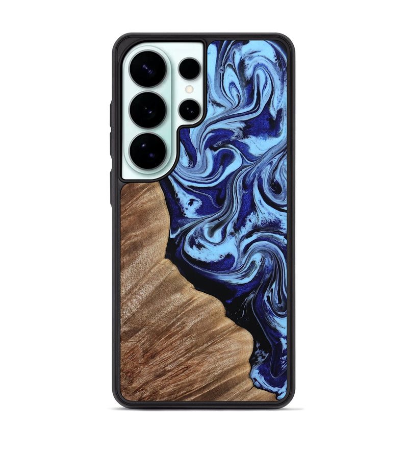 Galaxy S26 Ultra Wood Phone Case - Emogene (Blue, 812149)